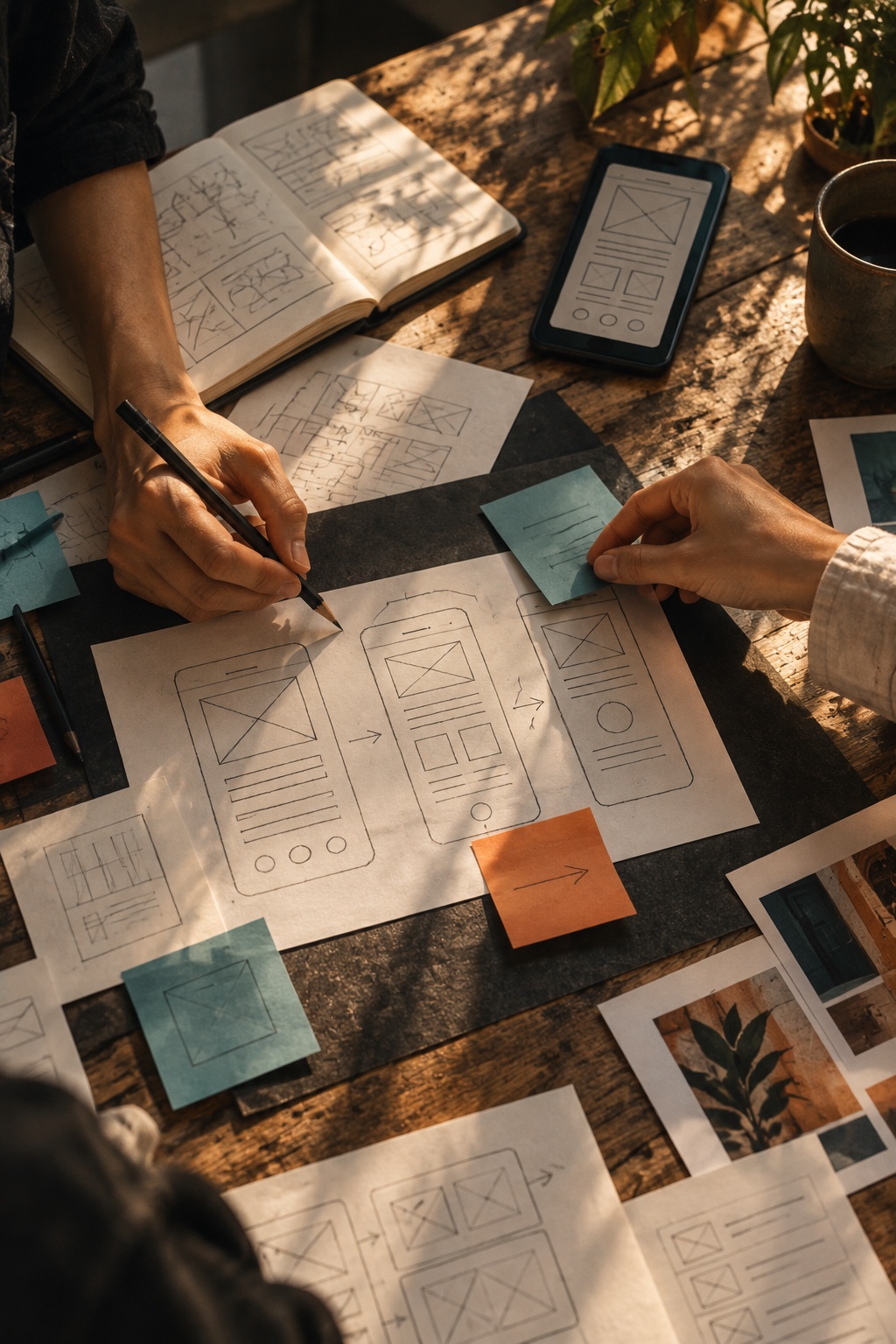 UI/UX & product design — generated editorial scene